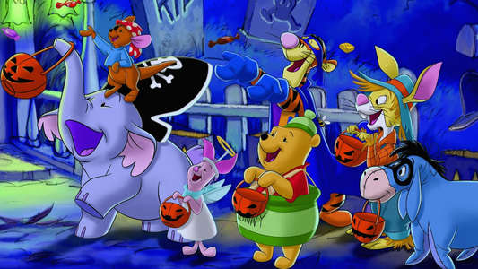 Pooh's Heffalump Halloween Movie - Backdrop