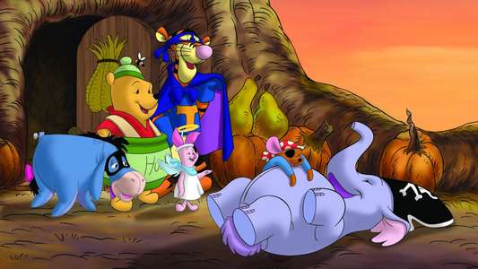 Pooh's Heffalump Halloween Movie - Backdrop