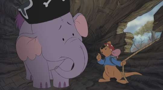 Pooh's Heffalump Halloween Movie - Backdrop