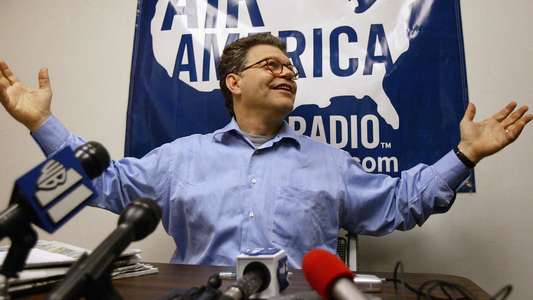 Al Franken - God Spoke - Backdrop