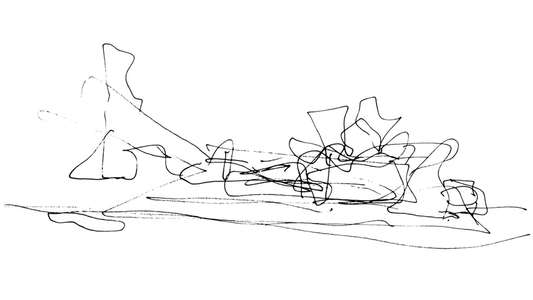 Sketches of Frank Gehry - Backdrop