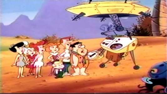 The Jetsons Meet the Flintstones - Backdrop