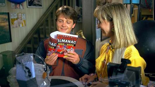 Back to the Future Part II. Behind the scenes. - Backdrop