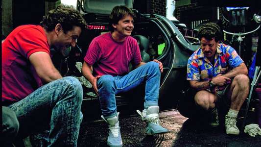 Back to the Future Part II. Behind the scenes. - Backdrop