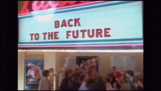 Back to the Future Part II. Behind the scenes. - Backdrop