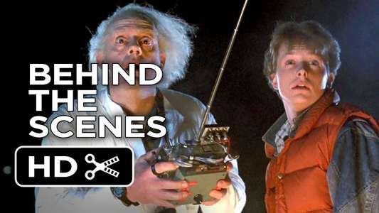 Back to the Future Part II. Behind the scenes. - Backdrop