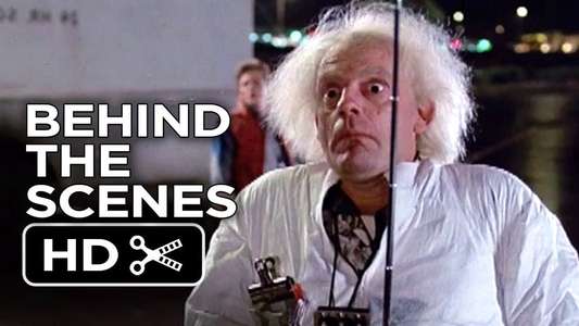 Back to the Future Part II. Behind the scenes. - Backdrop