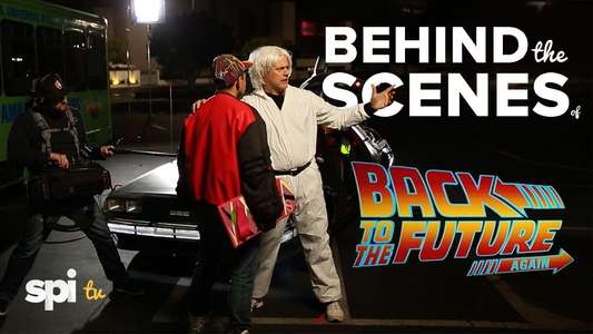 Back to the Future Part II. Behind the scenes. - Backdrop