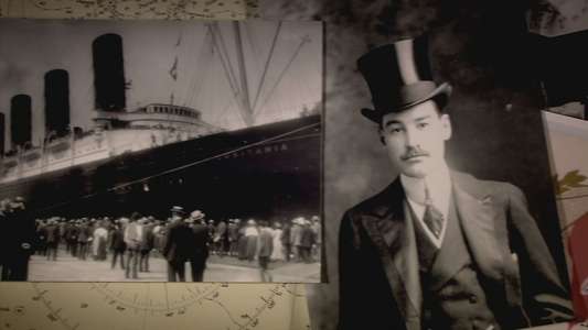 Sinking of the Lusitania - Backdrop