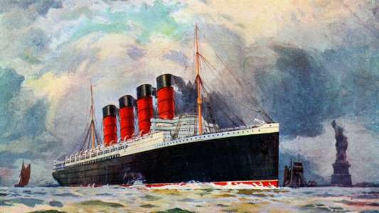 Sinking of the Lusitania - Backdrop