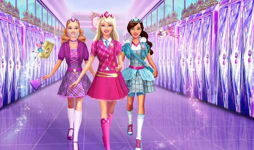 Barbie: Princess Charm School - Backdrop