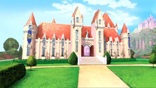 Barbie: Princess Charm School - Backdrop