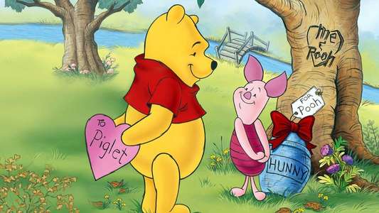 Winnie the Pooh: A Valentine for You - Backdrop