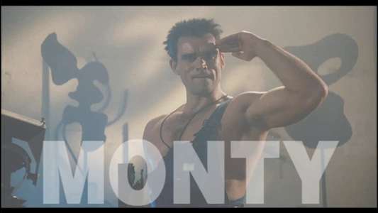 Flexing with Monty - Backdrop