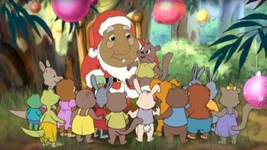 Blinky Bill's White Christmas - Backdrop