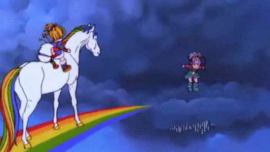 Rainbow Brite and the Star Stealer - Backdrop