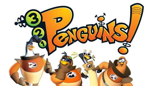 3-2-1 Penguins! Trouble on Planet Wait-Your-Turn - Backdrop