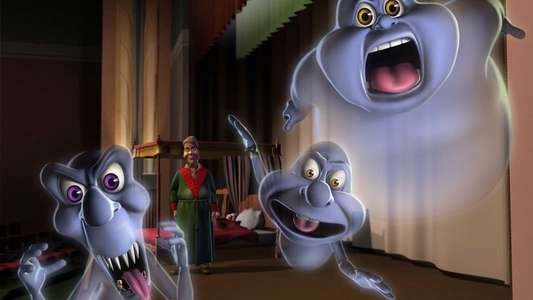 Casper's Haunted Christmas - Backdrop