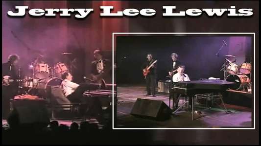 Jerry Lee Lewis in Sweden 1997 - Backdrop