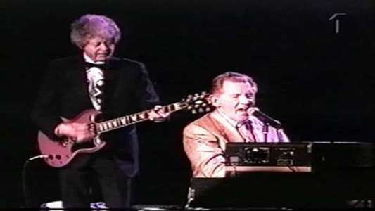 Jerry Lee Lewis in Sweden 1997 - Backdrop
