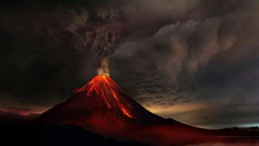 Volcano: Nature's Inferno - Backdrop