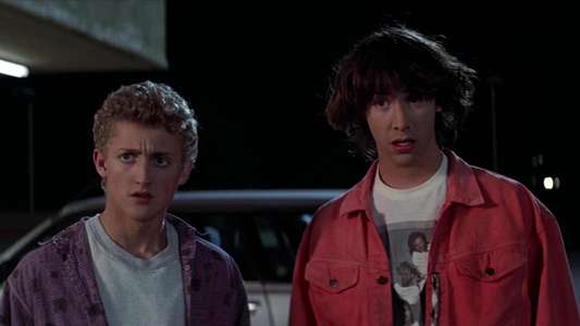 Bill & Ted's Excellent Adventure - Backdrop