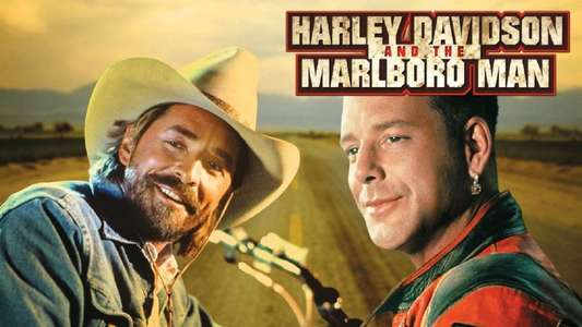 Harley Davidson and the Marlboro Man - Backdrop