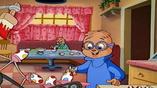 The Easter Chipmunks - Backdrop