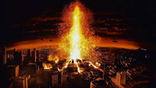 Volcano - Backdrop