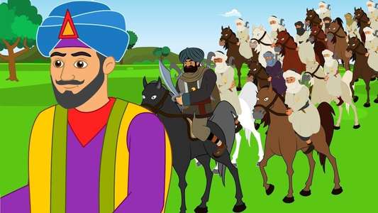 Ali Baba and the Forty Thieves - Backdrop
