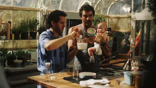 Three Men and a Baby - Backdrop