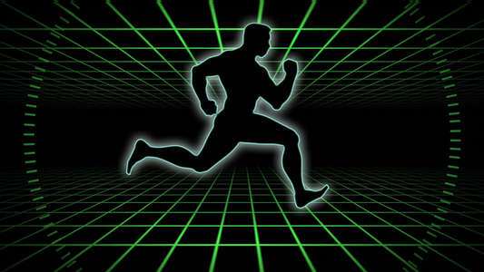 The Running Man - Backdrop