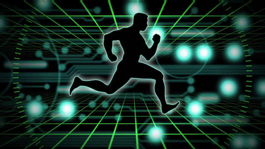 The Running Man - Backdrop