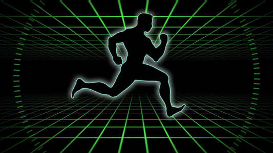 The Running Man - Backdrop