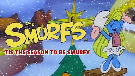 Tis the Season to Be Smurfy - Backdrop