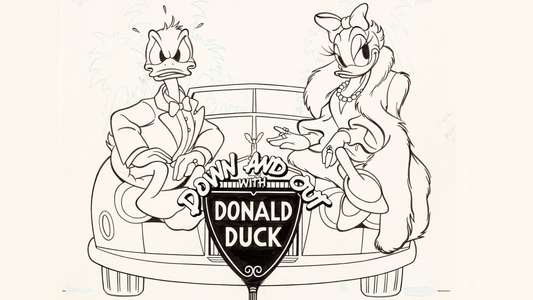 Down and Out with Donald Duck - Backdrop