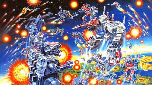 Transformers: Scramble City Hatsudôhen - Backdrop