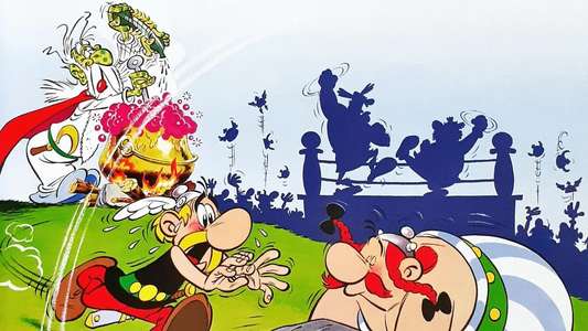 Asterix and the Big Fight - Backdrop