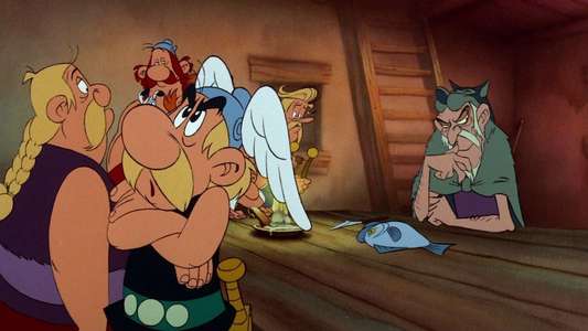 Asterix and the Big Fight - Backdrop