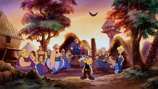 Asterix and the Big Fight - Backdrop
