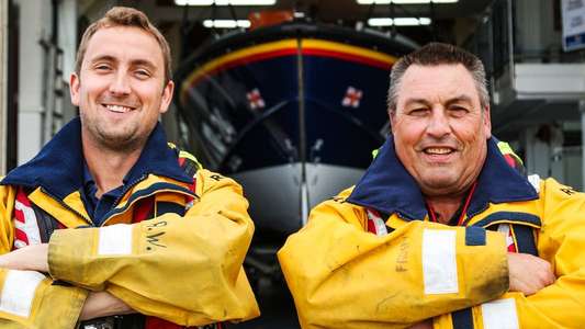 Saving Lives at Sea - Backdrop