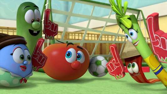 VeggieTales In The House - Backdrop