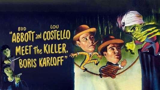 Abbott and Costello Meet the Killer  Boris Karloff - Backdrop