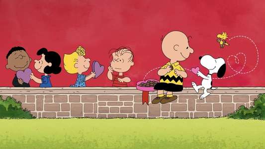 Be My Valentine  Charlie Brown - Backdrop