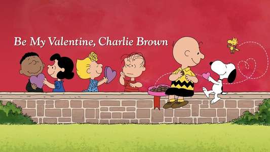 Be My Valentine  Charlie Brown - Backdrop