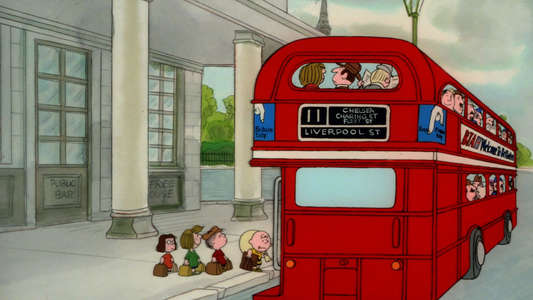 Bon Voyage  Charlie Brown (and Don't Come Back!) - Backdrop