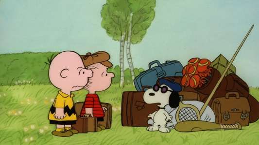 Bon Voyage  Charlie Brown (and Don't Come Back!) - Backdrop