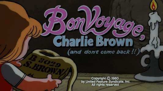 Bon Voyage  Charlie Brown (and Don't Come Back!) - Backdrop