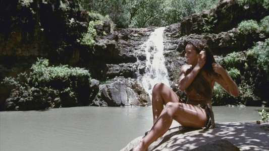 Mysterious Island of Beautiful Women - Backdrop