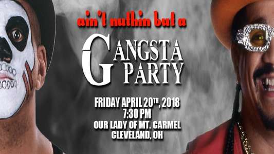 AIW Ain't Nothing But A Gangsta Party - Backdrop